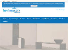 Tablet Screenshot of koningskerk.nl
